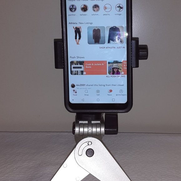 Cell Phone Holder Mounting Adapter for Tripods or Stands - Posh Show Accessory - Picture 2 of 10